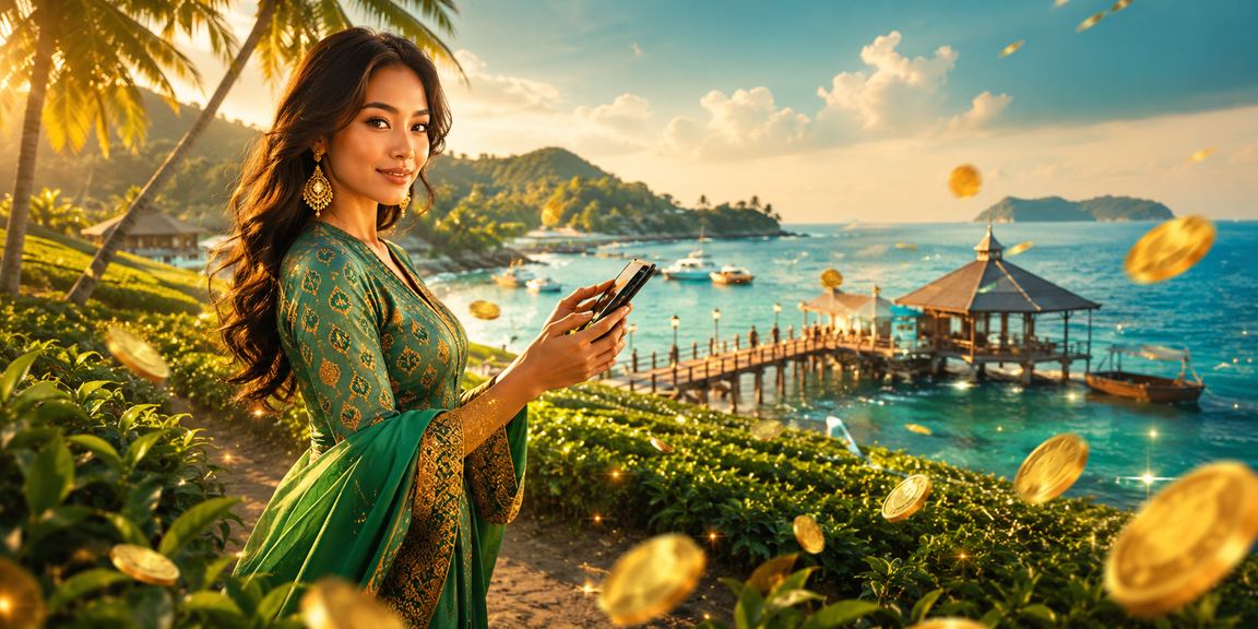 Kasino mudah alih tema Hari Raya di Langkawi Kedah Malaysia