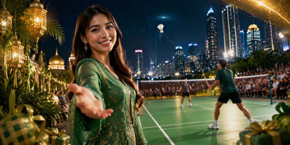 Pertaruhan kasino tema Hari Raya di Petaling Jaya Malaysia